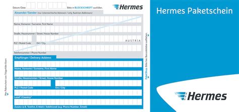 hermes paketscheine online